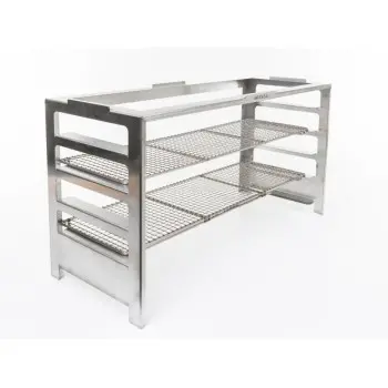 Professional Stainless Steel Robata rack and mesh Large - 70 x 37 x 27 cm