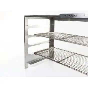 Professional Stainless Steel Robata rack and mesh Large - 70 x 37 x 27 cm
