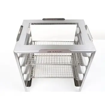 Professional Stainless Steel Robata rack and mesh Nano - 31 x 23 x 36 cm