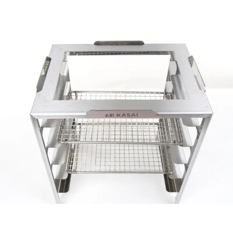 Professional Stainless Steel Robata rack and mesh Nano - 31 x 23 x 36 cm