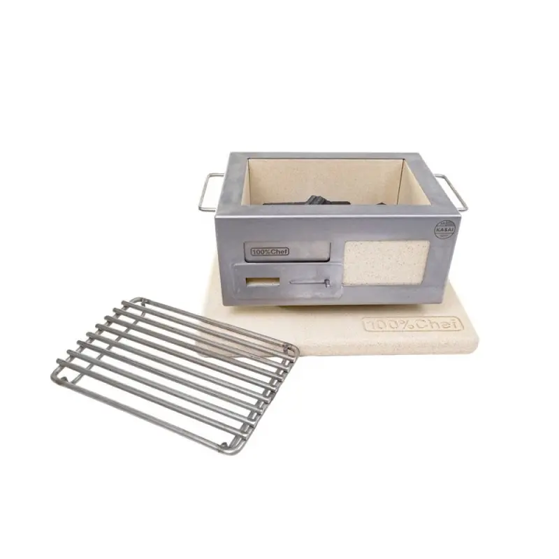 Professional Stainless Steel Searing Grid Nano - 18 x 28 x 3 cm Professional Stainless Steel Searing Grid Nano - 18 x 28 x 3 cm