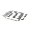 Professional Stainless Steel Large Kasai Skewers Rack With 12 Swords - 68 x 25 x 2 cm