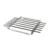 Professional Stainless Steel Nano Kasai Skewers Rack With 6 Swords - 31 x 23 x 2 cm