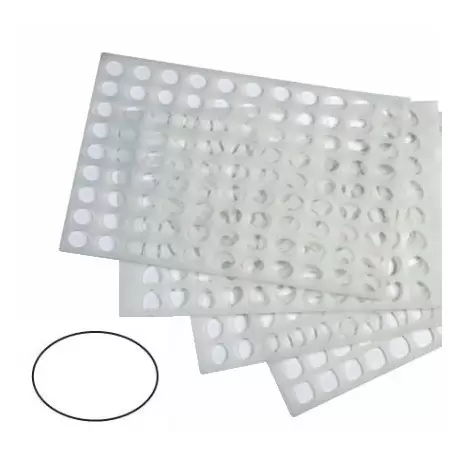 Pavoni CHO Silicone Baking Chablon Mat- Oval - 96 shapes Chablons and Templates