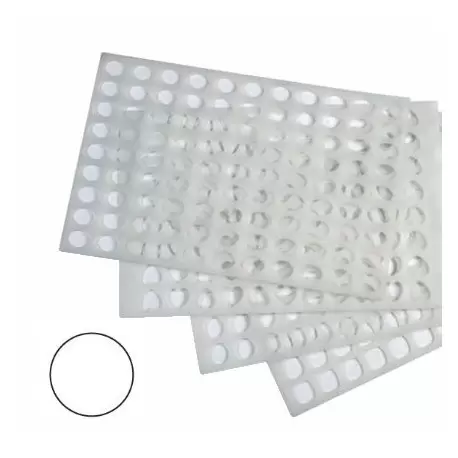 Pavoni CHT Silicone Baking Chablon Mat- Round - 96 shapes Chablons and Templates