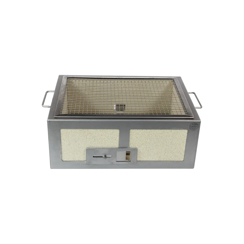 Professional Stainless Steel & Vermiculite Barbeque Kasai Medium - 35.5 x 46.5 x 21 cm Professional Stainless Steel & Vermiculite Barbeque Kasai Medium - 35.5 x 46.5 x 21 cm