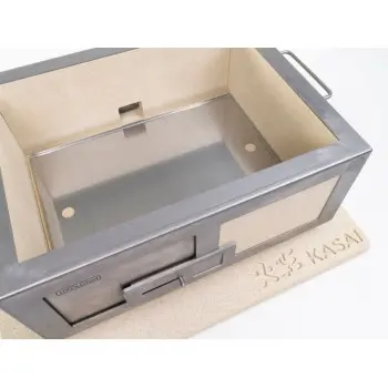 Professional Stainless Steel & Vermiculite Barbeque Kasai Medium - 35.5 x 46.5 x 21 cm