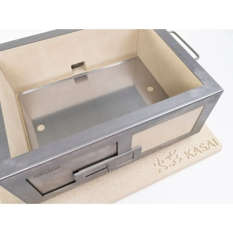 Professional Stainless Steel & Vermiculite Barbeque Kasai Medium - 35.5 x 46.5 x 21 cm Professional Stainless Steel & Vermiculite Barbeque Kasai Medium - 35.5 x 46.5 x 21 cm