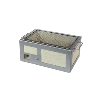 Professional Stainless Steel & Vermiculite Barbeque Kasai Small - 26.5 x 40 .5 x 21 cm
