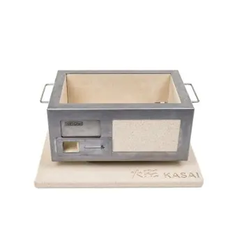 Professional Stainless Steel & Vermiculite Barbeque Kasai Small - 26.5 x 40 .5 x 21 cm