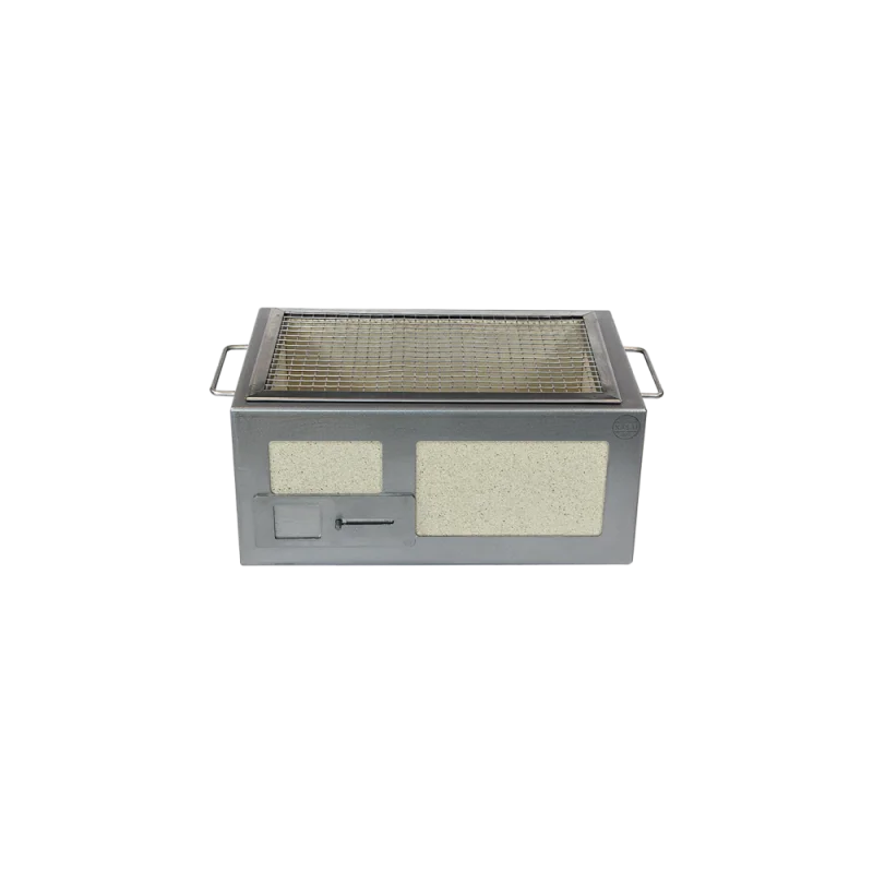 Professional Stainless Steel & Vermiculite Barbeque Kasai Nano - 31 x 23 x 16.5 cm
