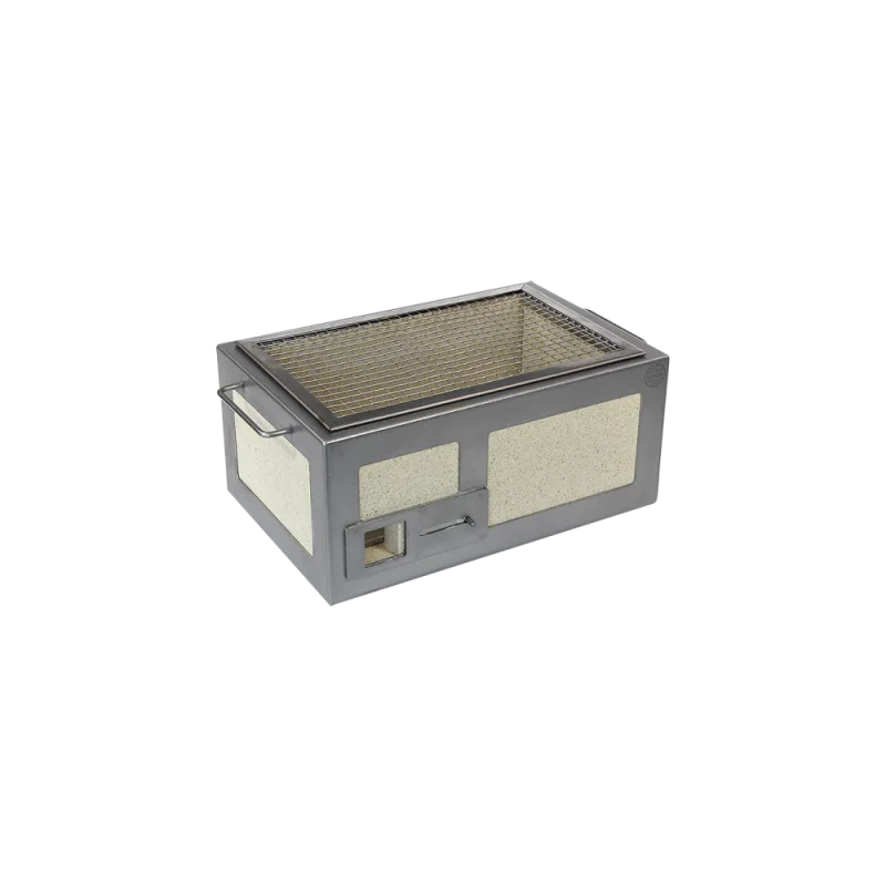 Professional Stainless Steel & Vermiculite Barbeque Kasai Nano - 31 x 23 x 16.5 cm