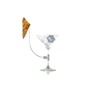 Professional Stainless Steel Clamp With Cone Support For Cups And Dishes - 15 x 8 cm