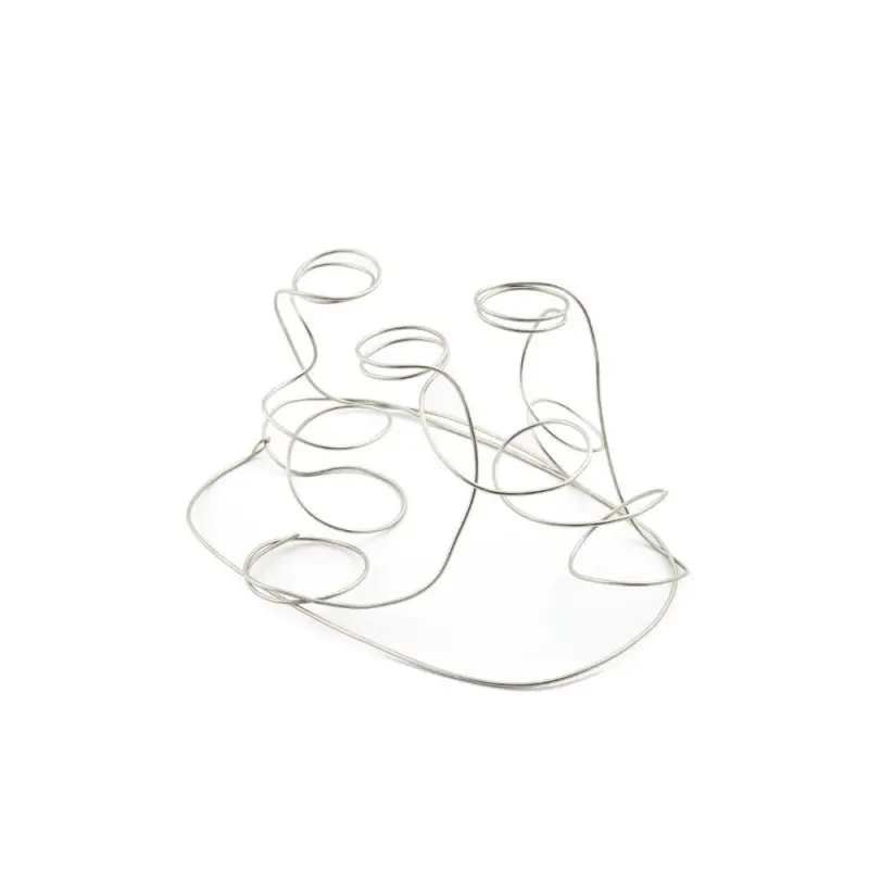 Professional Stainless Steel Cone Support XS Labyrinth Silver - 20 x 14 x 10 cm agujeros / holes: Ø 2 cm