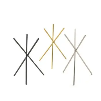 Professional Stainless Steel Tripod Silver - 7 x 7 x 11.5 cm