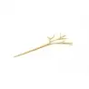 Professional Stainless Steel Tree Skewer Golden - 17 cm