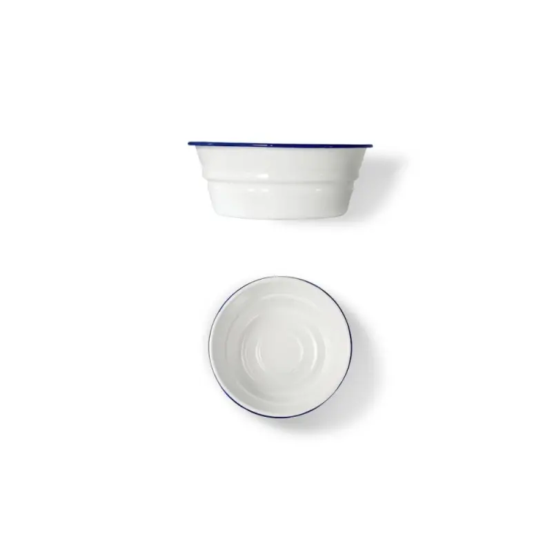 Professional Enameled Steel Enamel Bucket XS - Ø 16 cm x 9