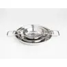 Professional Stainless Steel Paella Valenciana pan XS - Ø 10 x 2.5 cm