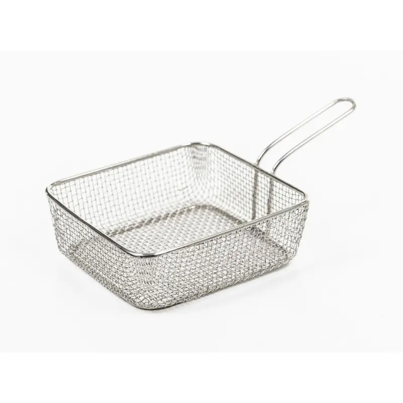 Professional Stainless Steel Mini Fryer 13 cm - 13 x 13 x 5 cm Professional Stainless Steel Mini Fryer 13 cm - 13 x 13 x 5 cm