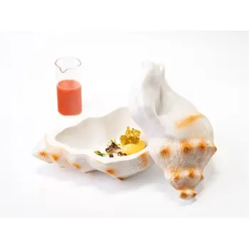 Professional Resin Seashell Plate Bowl - 26 x 17 x 13 cm