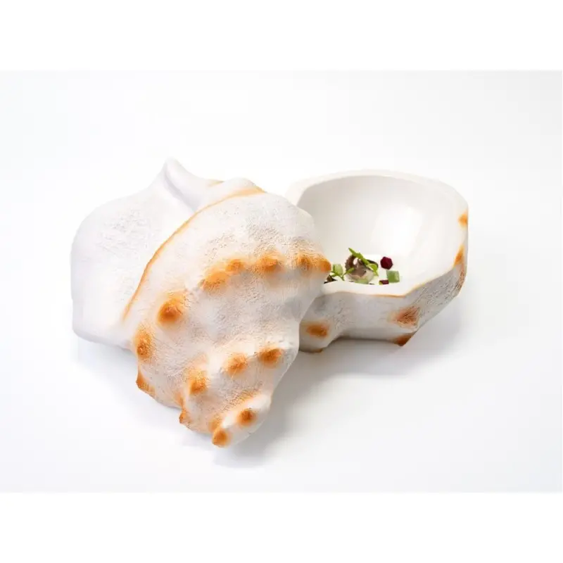 Professional Resin Seashell Plate Bowl - 26 x 17 x 13 cm