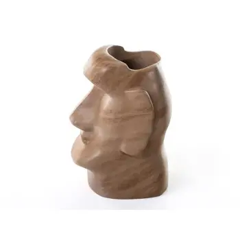 Professional Resin Moai Grey Resin Glass - 8.5 x 11.5 x 18.5 cm300 ml