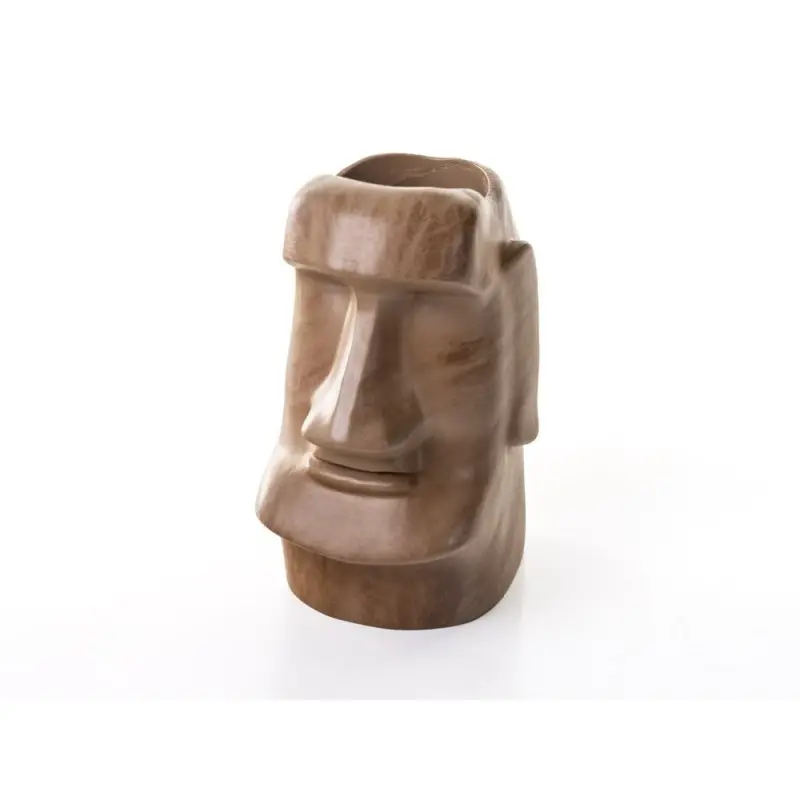 Professional Resin Moai Grey Resin Glass - 8.5 x 11.5 x 18.5 cm300 ml