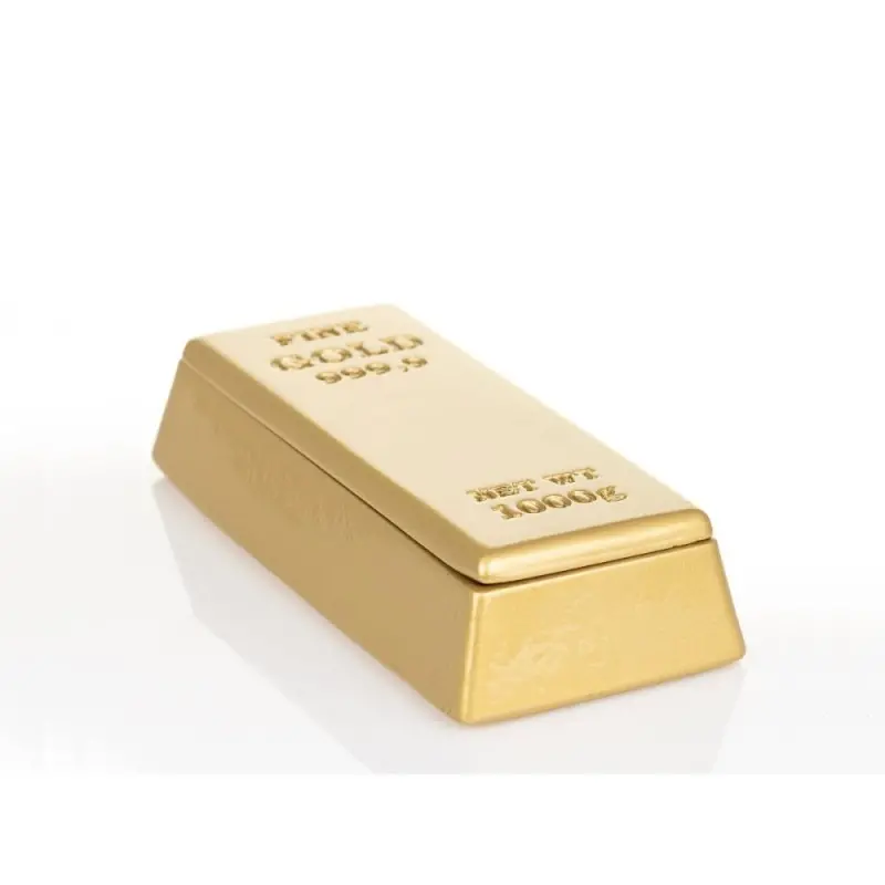 Professional Resin Gold Ingot - 21 x 10 x 5 cm