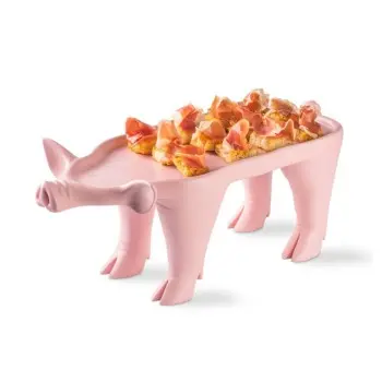 Professional Resin Pink Porky Catering Support - 48 x 20 x 18 cm