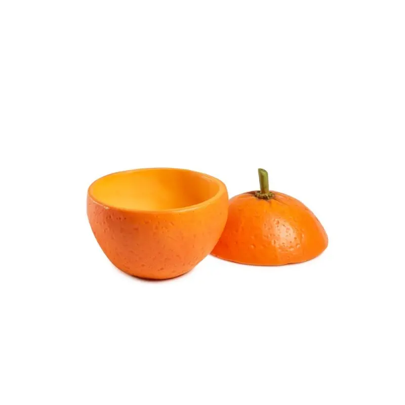 Professional Resin Oranje Bowl - 13 x 12 x 13 cm 250 ml