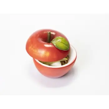 Professional Resin Red Apple Bowl - 12 x 12 x 12 cm250 ml