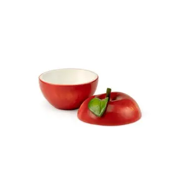 Professional Resin Red Apple Bowl - 12 x 12 x 12 cm250 ml