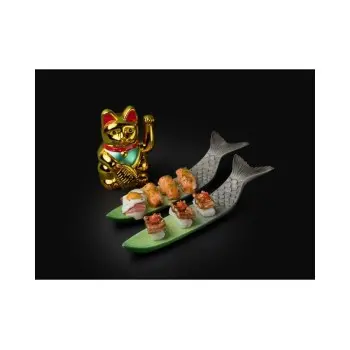 Professional Resin Fish Leaf Support - 34 x 8 x 6 cm