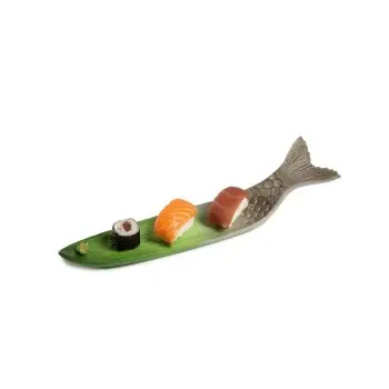 Professional Resin Fish Leaf Support - 34 x 8 x 6 cm
