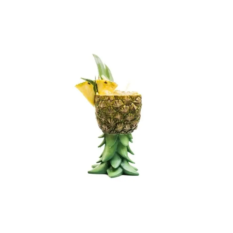 Professional Resin Pineapple Cup Tropicups - 11 x 11 x 18 cm 300 ml