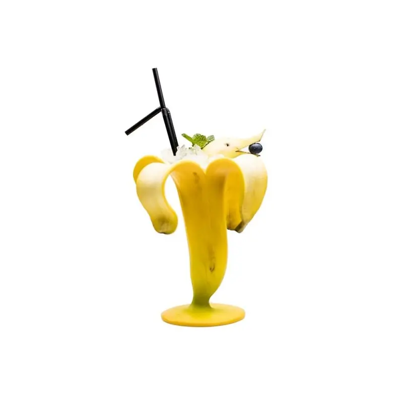 Professional Resin Banana Cup Tropicups - 16 x 17 x 19 cm 120 ml