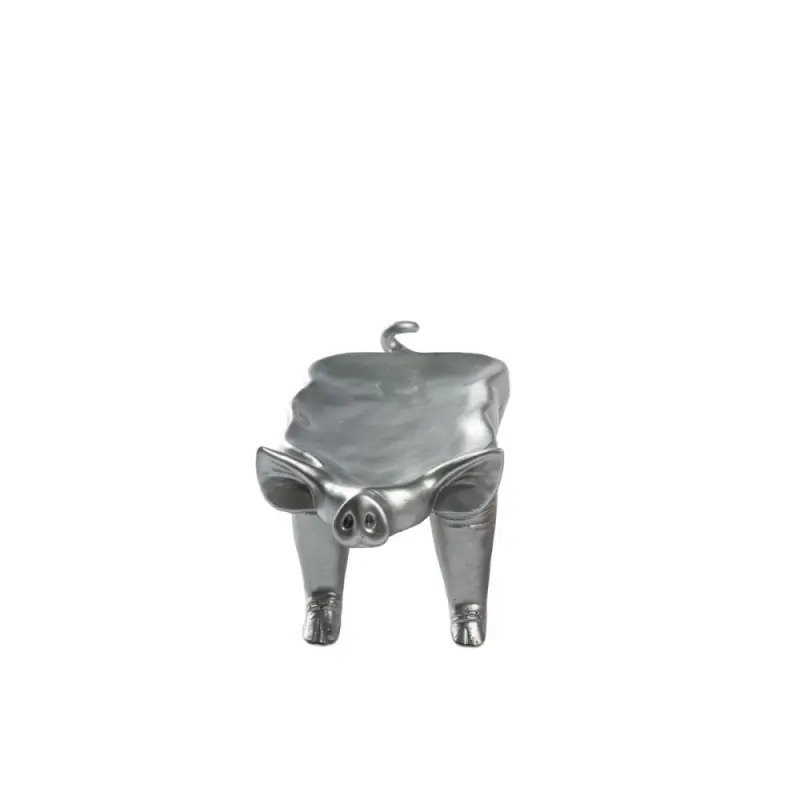 Professional Resin Porky Plate Silver - 22 x 10 x 9 cm Professional Resin Porky Plate Silver - 22 x 10 x 9 cm