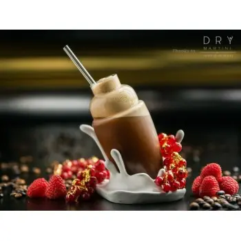 Professional Resin Milk Splash Plate - 11 x 11 x 8 int. Ø 5 cm