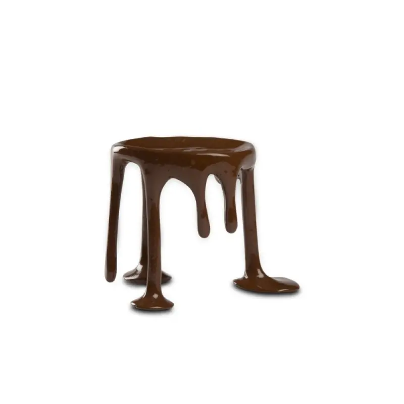 Professional Resin Chocolat Plate - Ø 10 x 12 cm - plato Ø 9 cm