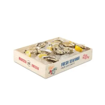Professional Wood SeaFood Box3 kg - 40 x 30 x 7 cm