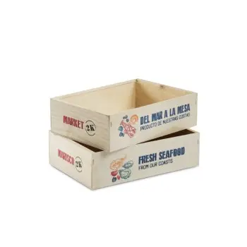 Professional Wood Seafood Box 2 kg - 30 x 20 x 8 cm