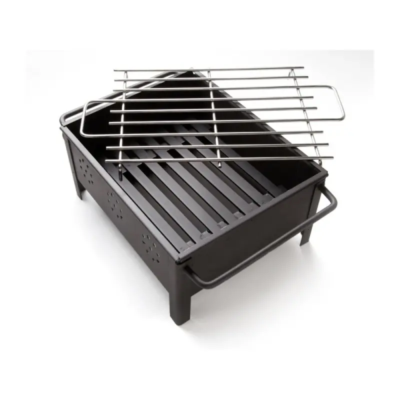 Professional Stainless Steel Tabletop Barbecue - 25 x 20 x 13 cm Professional Stainless Steel Tabletop Barbecue - 25 x 20 x 13 cm