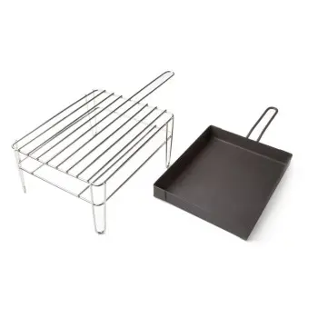 Professional Stainless Steel Tabletop Grill - 25 x 20 x 11 cm