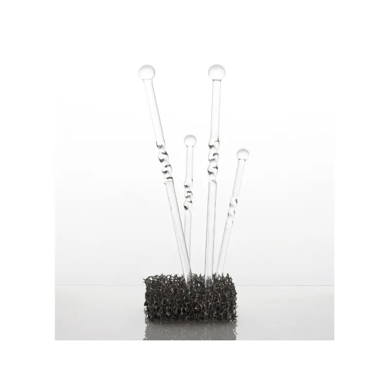 Professional Methacrylate Round Stand for Cone and Skewer - Ø 3 x 4.5 cm Conos y brochetas de 5 Ø mm
