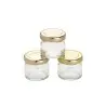 Professional Glass Mini Jam Jar Gold - Ø 4.5 x 4 cm30 ml
