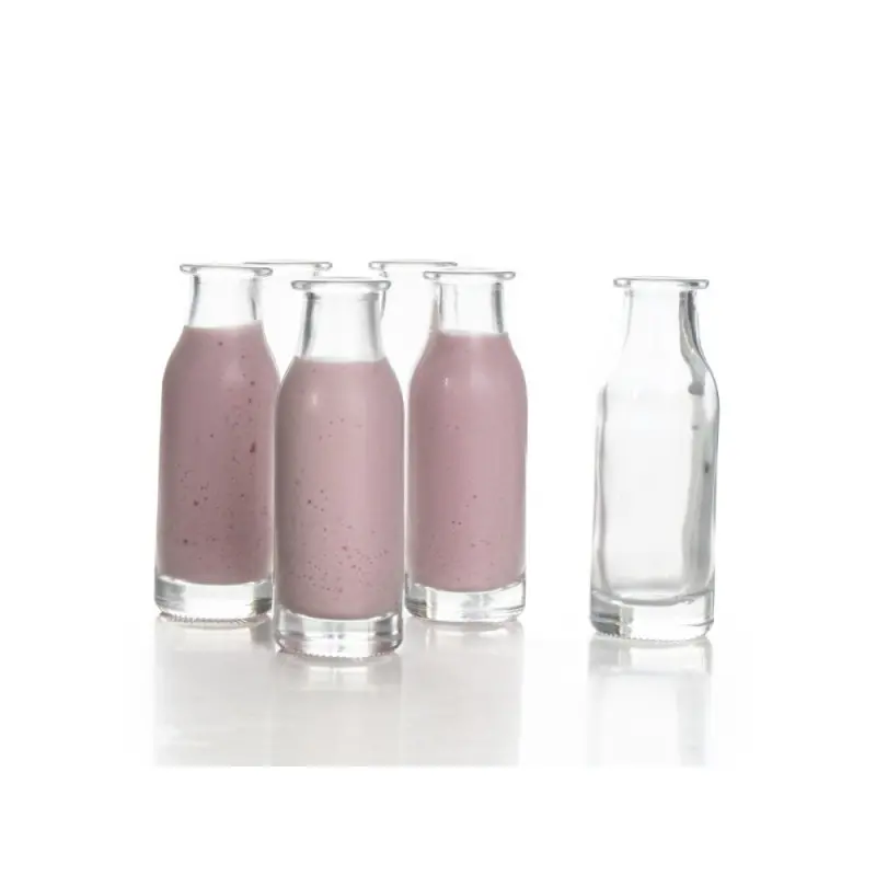 Professional Glass Milk Bottle Miniature - Ø 3 x 9 cm 40 ml Professional Glass Milk Bottle Miniature - Ø 3 x 9 cm 40 ml