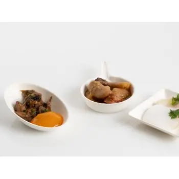 Professional Bagaze Bagasse Pan 100 pcs. - 3 x 9 x 5 cm