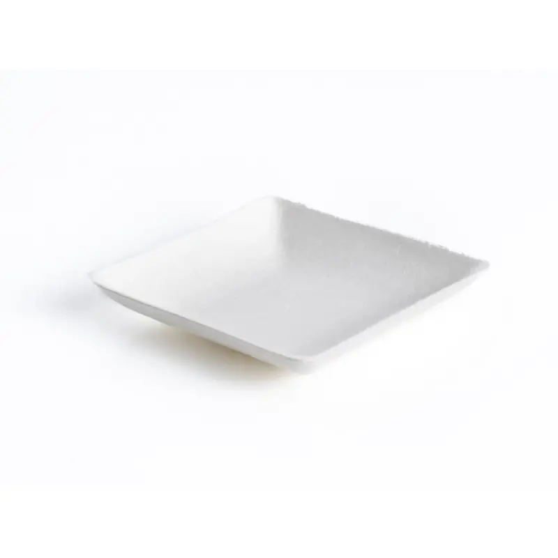 Professional Bagaze Bagasse Plate100 pcs. - 6 x 6 x 6 cm Professional Bagaze Bagasse Plate100 pcs. - 6 x 6 x 6 cm