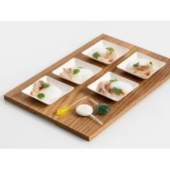 Professional Bagaze Bagasse Plate100 pcs. - 6 x 6 x 6 cm