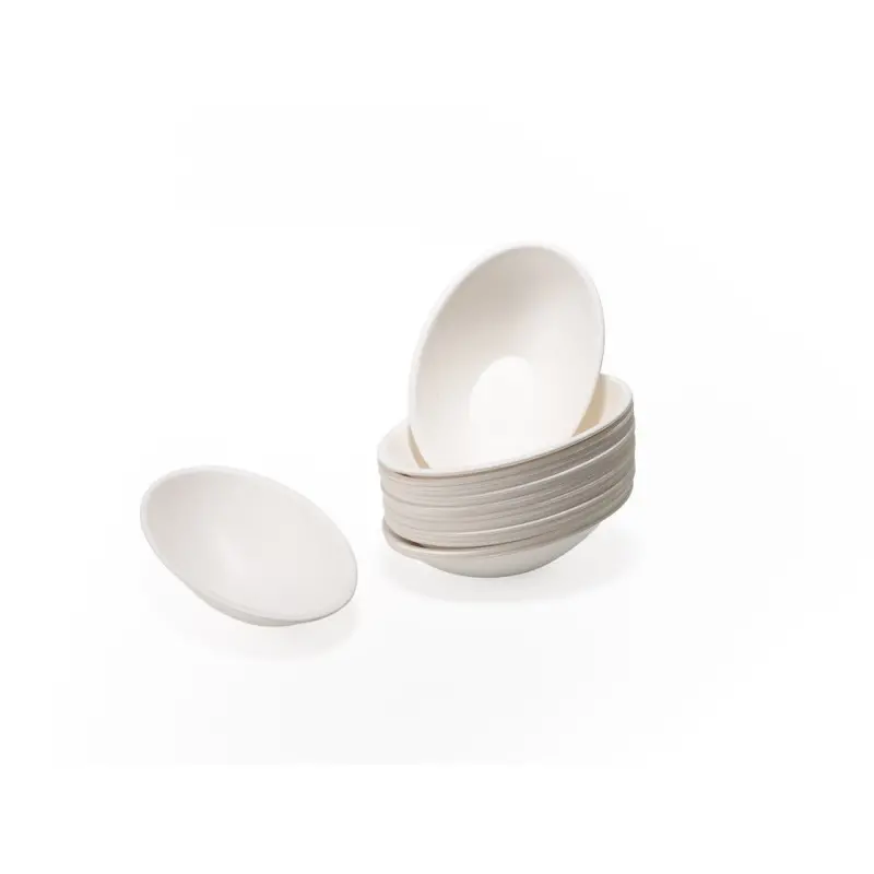Professional Bagaze Bagasse Egg M 100 pcs. - 11 x 7 x 3.5 cm